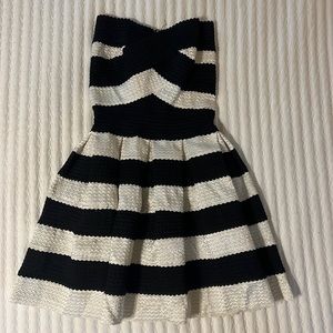 Black and White Wedding Guest Dress